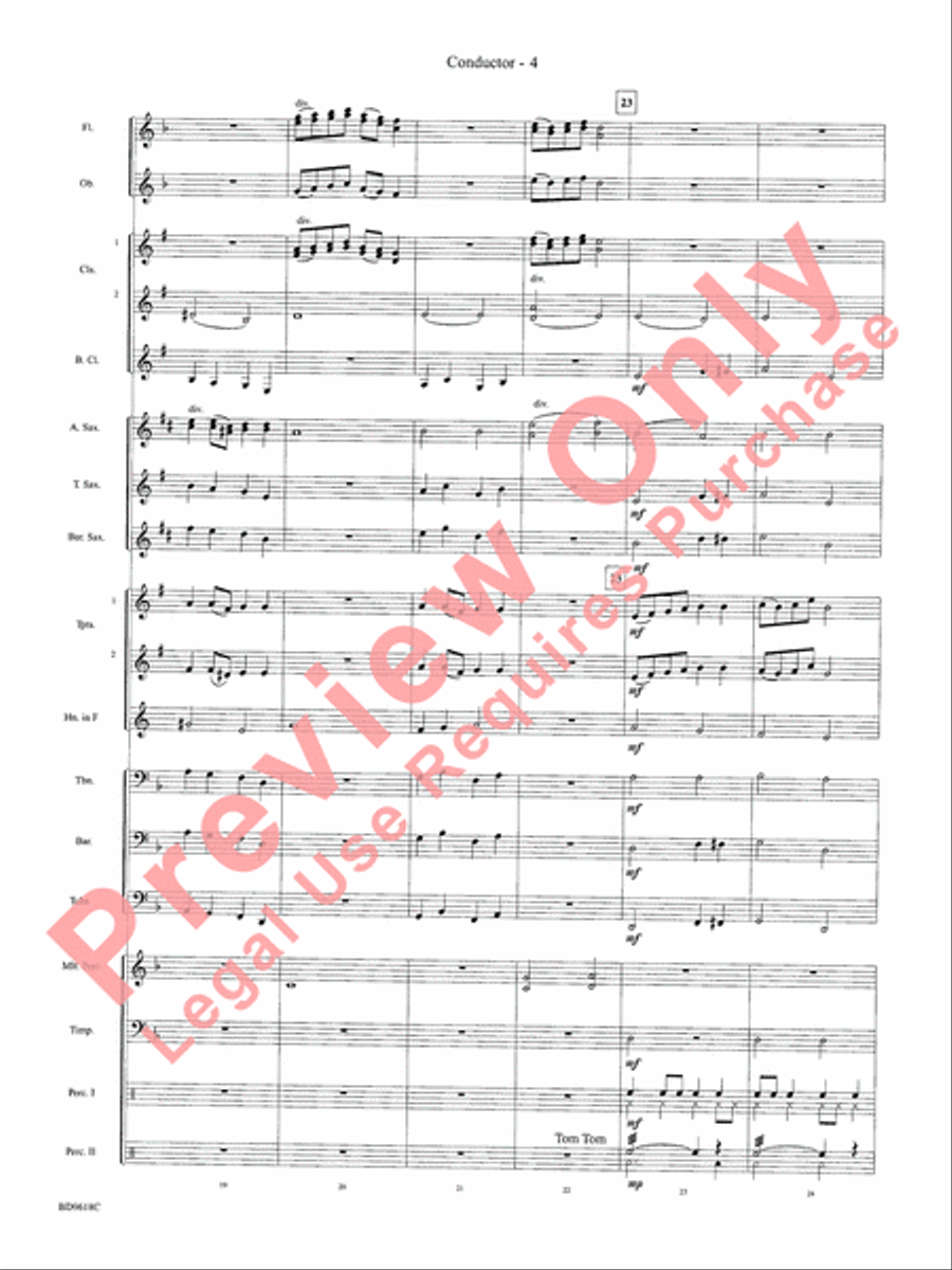Hatikvah Concert Band scores gallery preview page 7