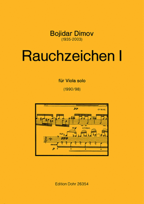 Rauchzeichen I für Viola solo (1990/1998)