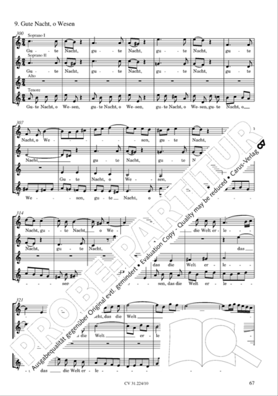The complete motets (without Bc) Choir scores gallery preview page 74