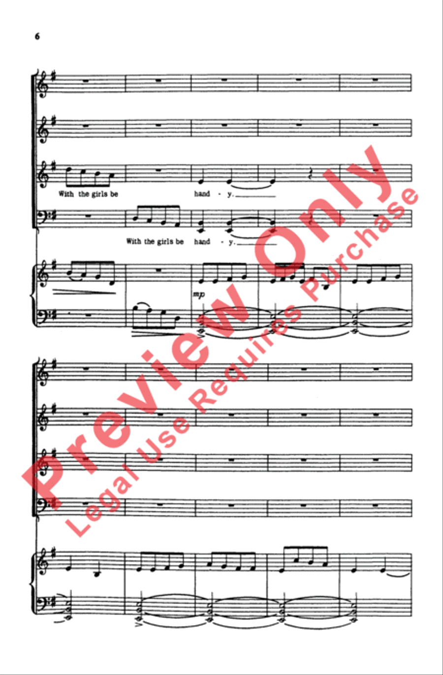 Yankee Doodle 4-Part scores gallery preview page 6