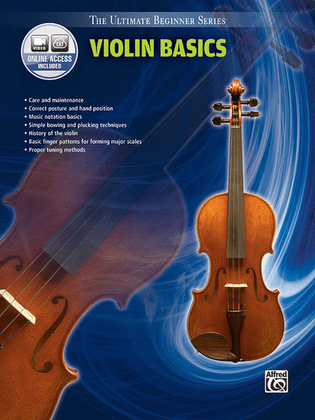 Book cover for Ultimate Beginner Violin Basics