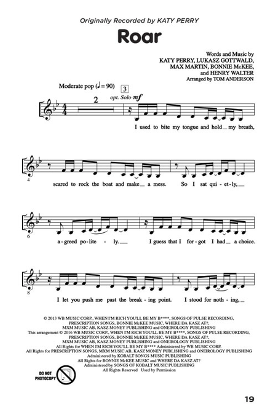 Let's All Sing KIDZ BOP Choir scores gallery preview page 5