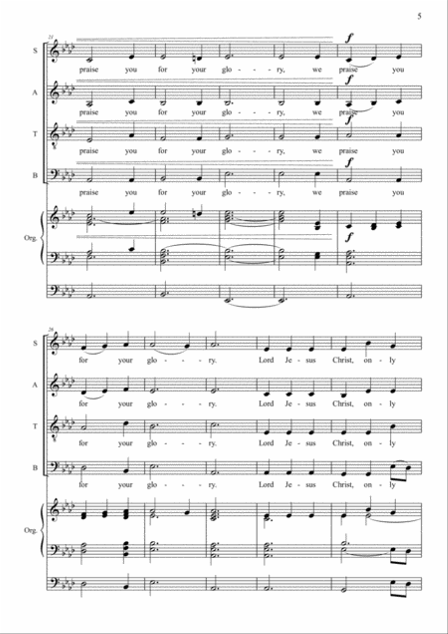 A Common Service 4-Part scores gallery preview page 5