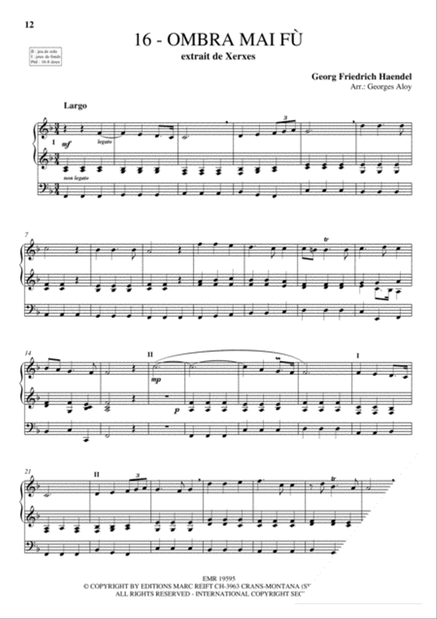 24 Pieces celebres Volume 2 Organ scores gallery preview page 7
