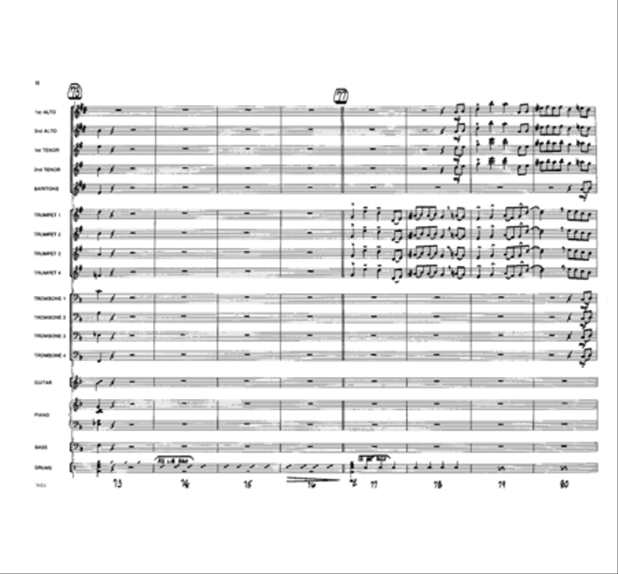 Chops, Don't Fail Me Now Chops, Don't Fail Me Now Jazz Ensemble scores gallery preview page 11