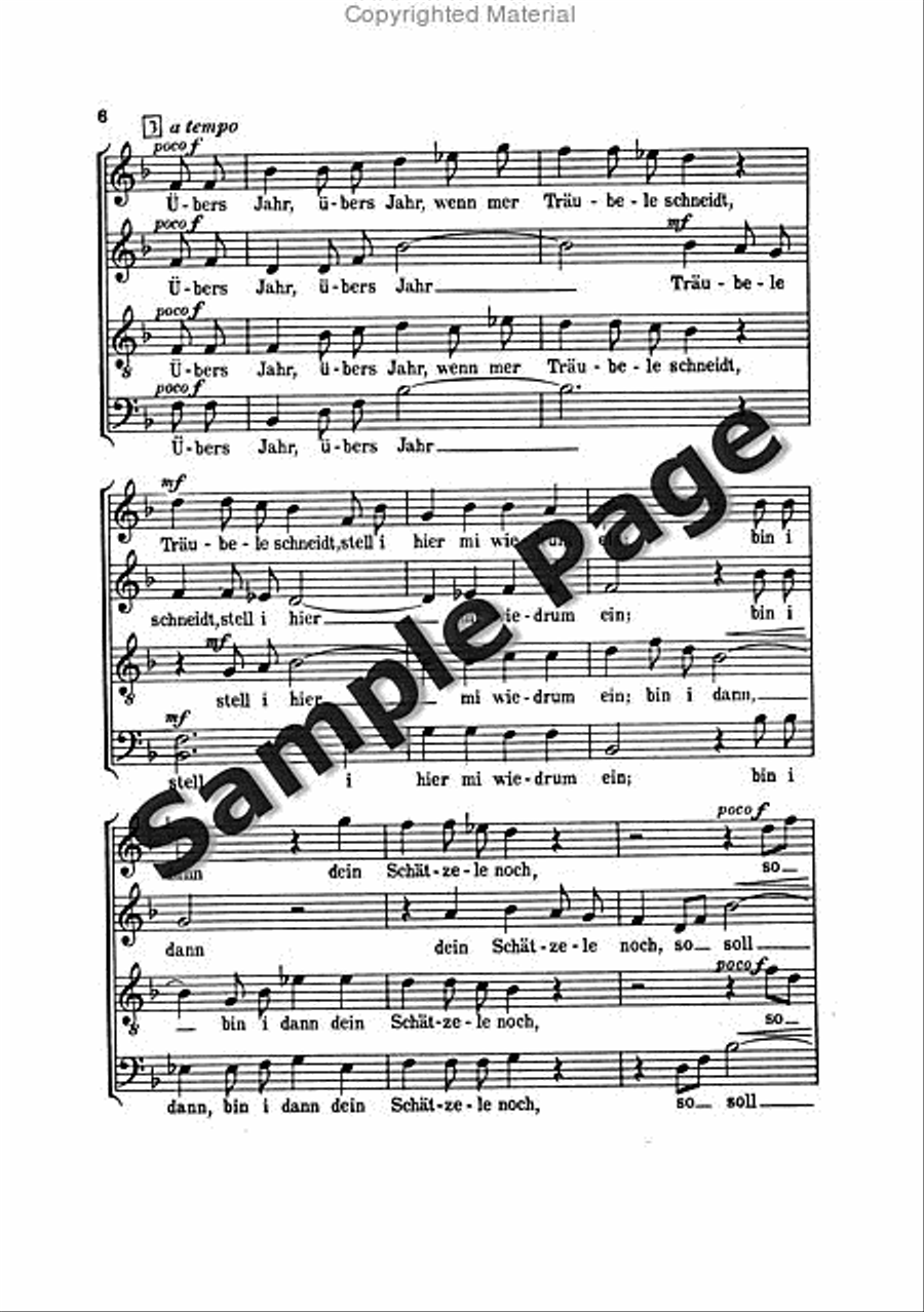 Muss I Denn Muss I Denn 4-Part scores gallery preview page 7