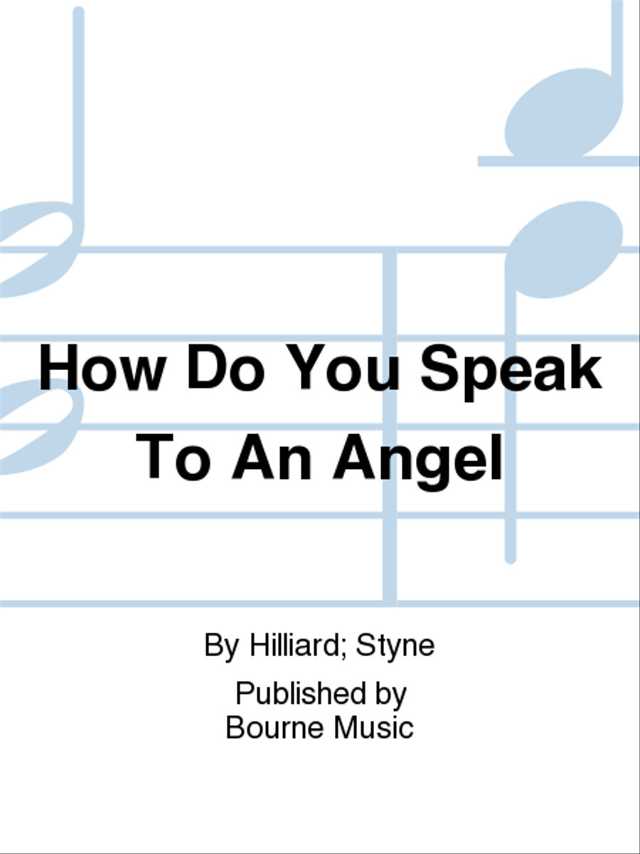 How Do You Speak To An Angel Voice Solo scores gallery preview page 1