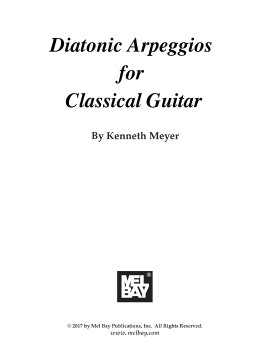 Diatonic Arpeggios for Classical Guitar