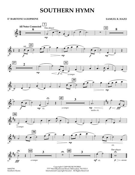 Southern Hymn - Eb Baritone Saxophone