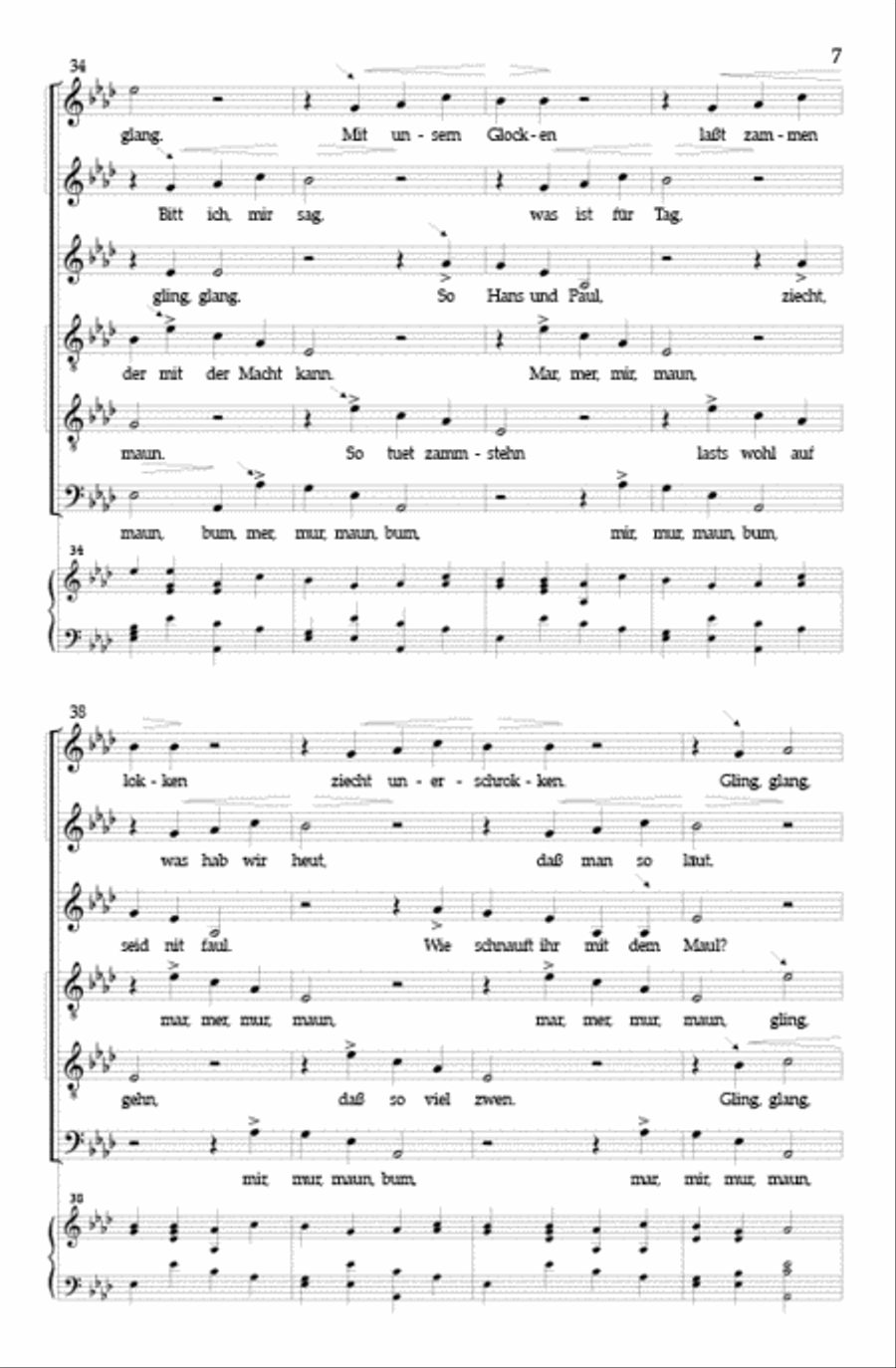 Das Gläut Zu Speyer Choir scores gallery preview page 6