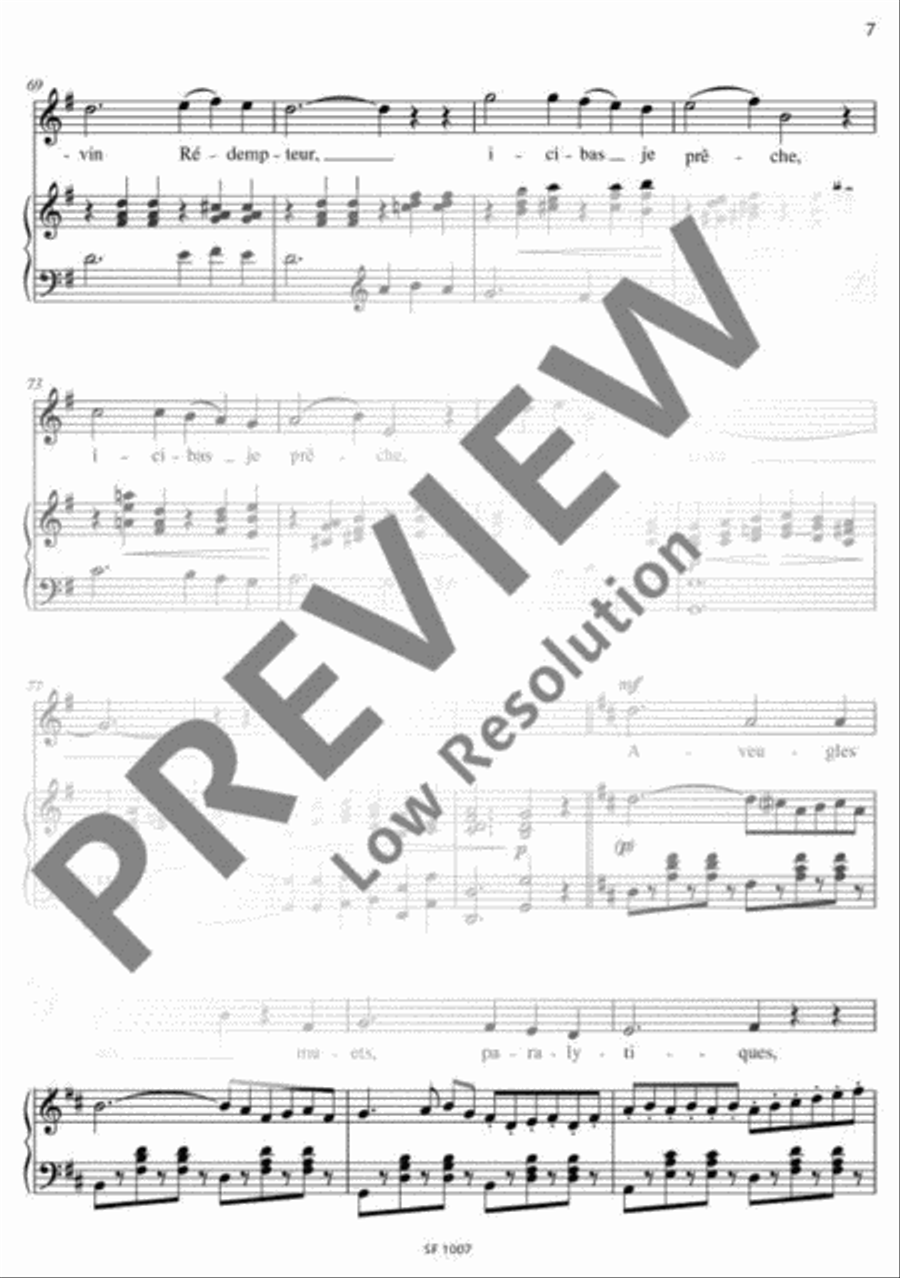 Jésus de Nazareth Voice Solo scores gallery preview page 8