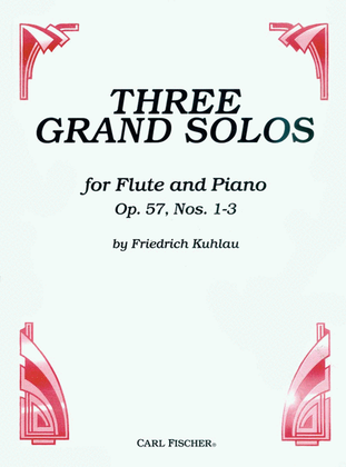 Book cover for Three Grand Solos