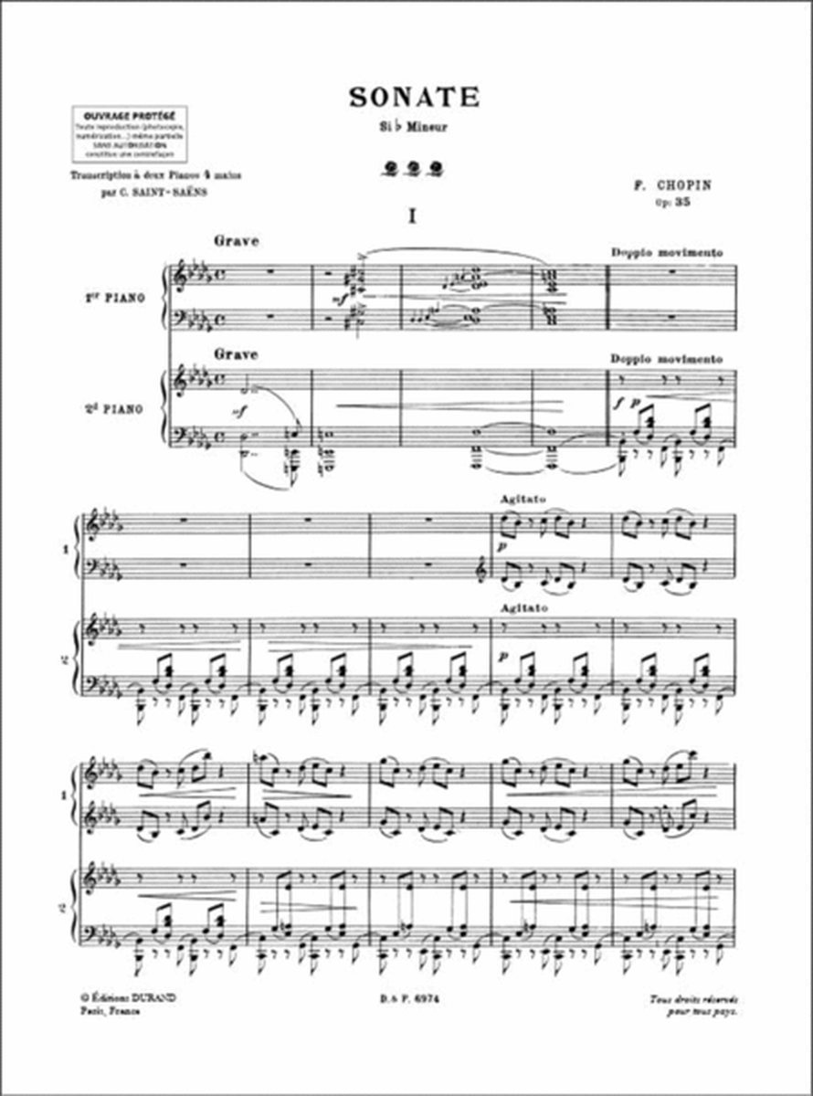 Sonate N. 2, Opus 35, En Si Bemol Mineur