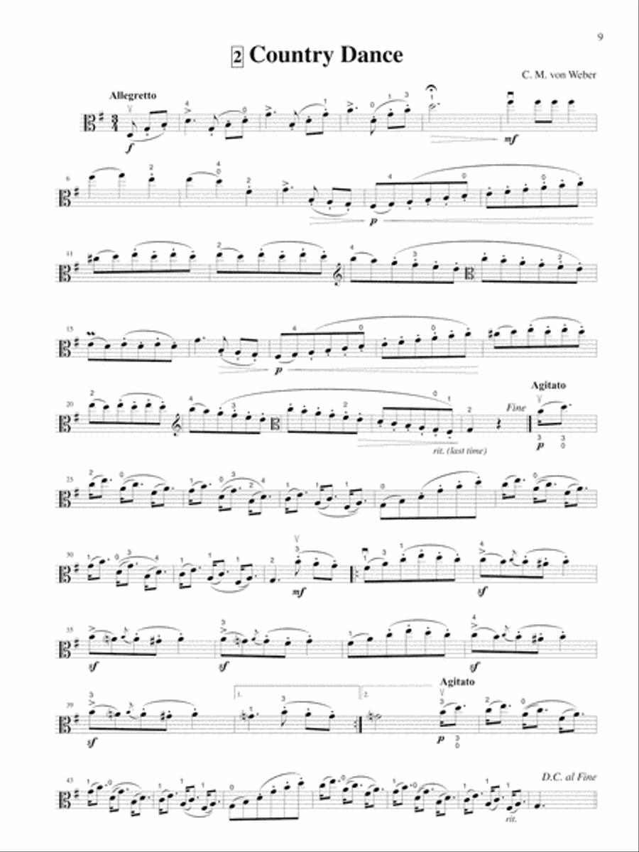 Suzuki Viola School, Volume 5 String Methods scores gallery preview page 4