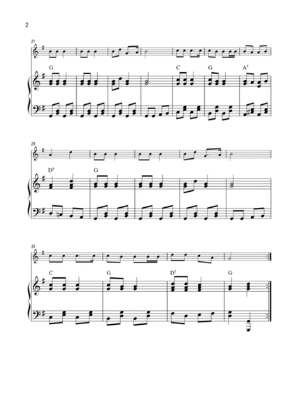 Jingle Bells - violin, piano image number null