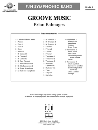 Book cover for Groove Music: Score