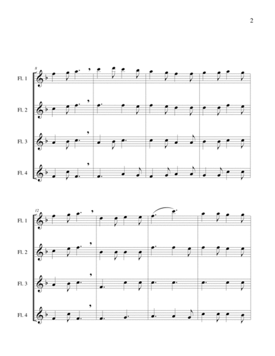 Good Christian Men, Rejoice - Flute Quartet image number null