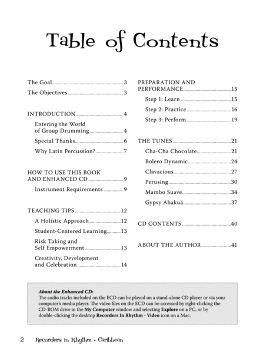 Recorders in Rhythm ~ Caribbean! Small Ensemble scores gallery preview page 2