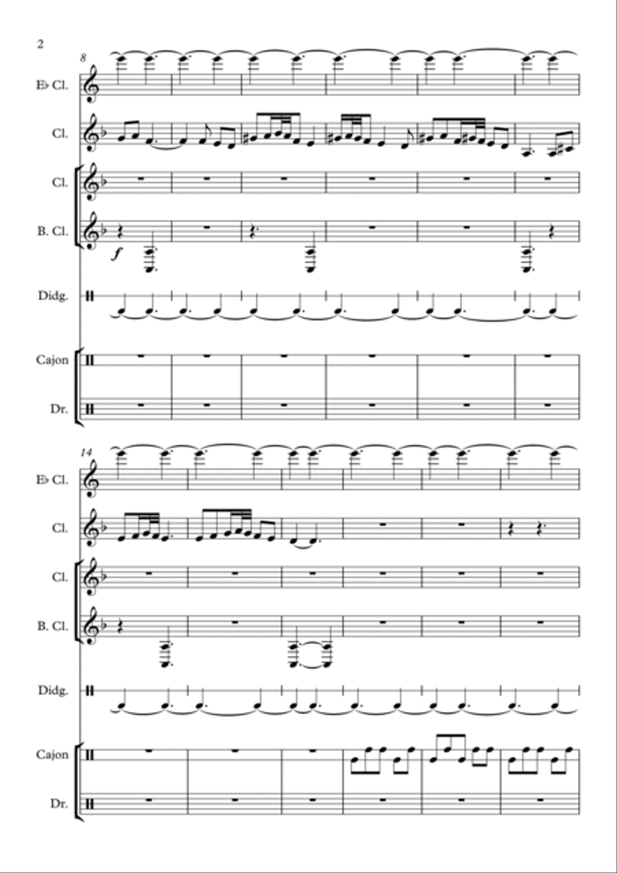 Eu não sei Piano scores gallery preview page 2