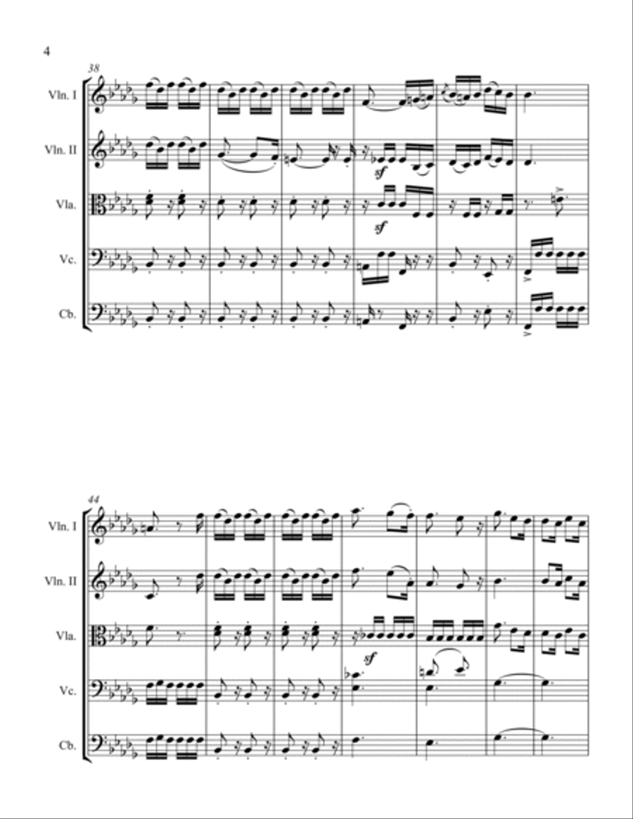 Unrest String Orchestra scores gallery preview page 4