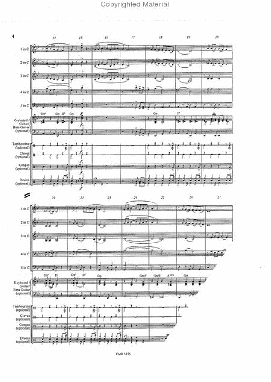 La Cumparsita Concert Band scores gallery preview page 4