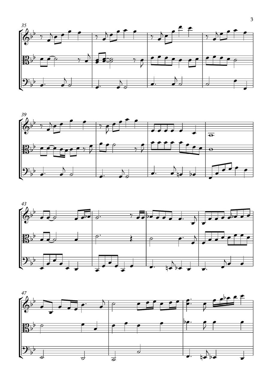 Bohemian Rhapsody String Trio scores gallery preview page 3