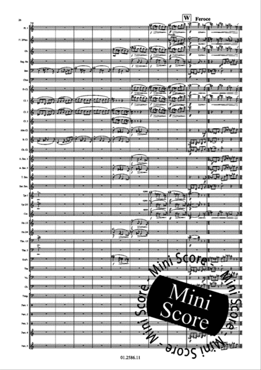 Skies Concert Band scores gallery preview page 34