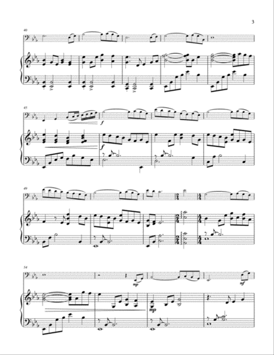 Jesus Paid it All Piano scores gallery preview page 3