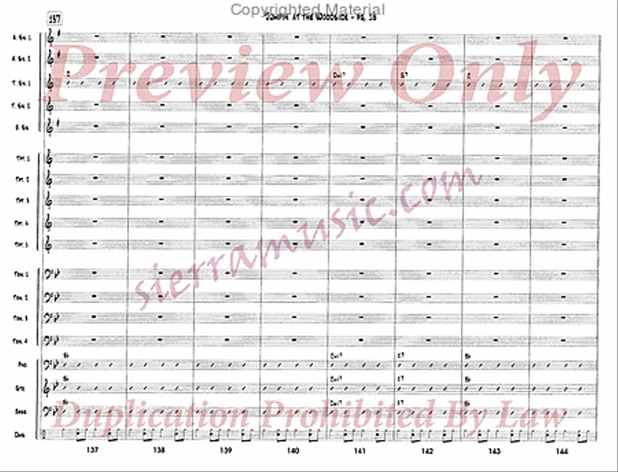 Jumpin' At The Woodside Jazz Ensemble scores gallery preview page 19