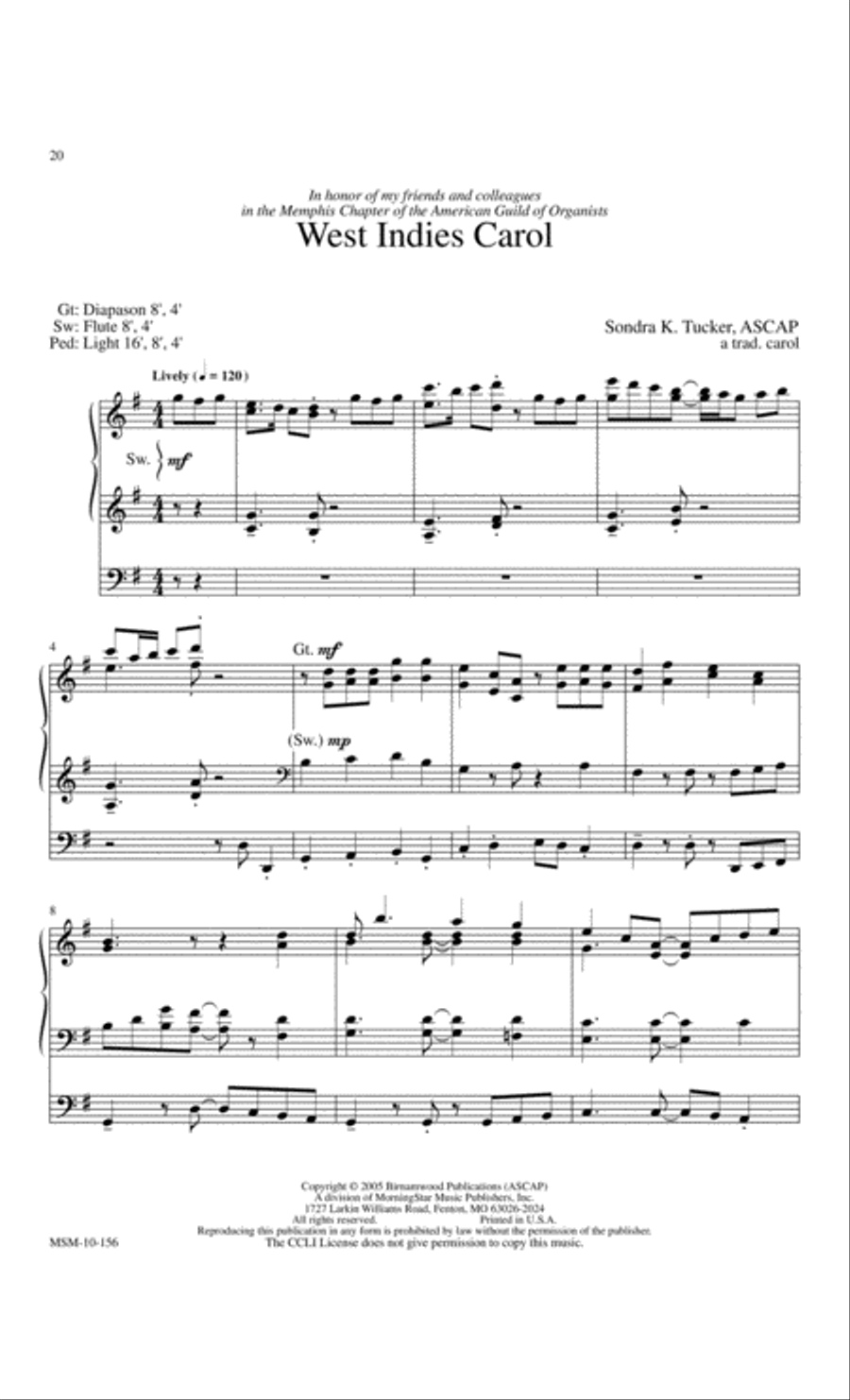 Christmas Around the World Seven Carol Settings Organ scores gallery preview page 8