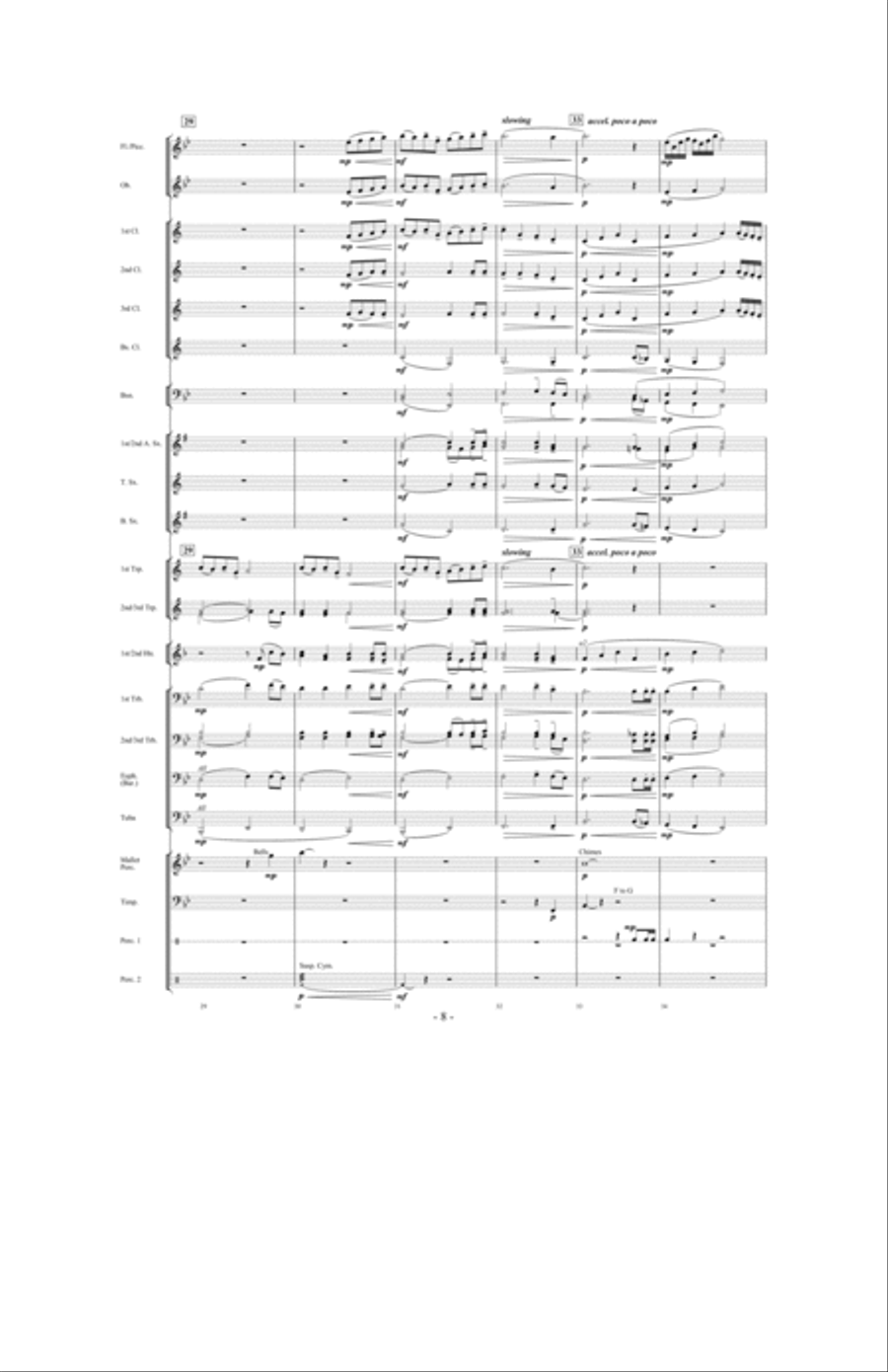 Raise Your Joys And Triumphs High Concert Band scores gallery preview page 7