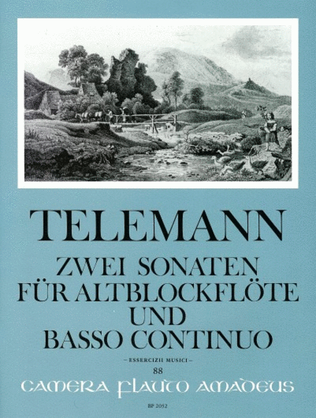 Book cover for 2 Sonatas TWV 41:C5 und 41: D4
