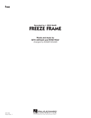 Freeze Frame - Piano