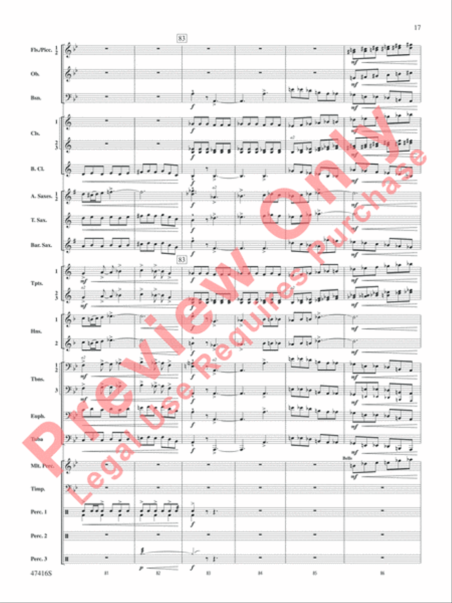Rogue River Concert Band scores gallery preview page 18