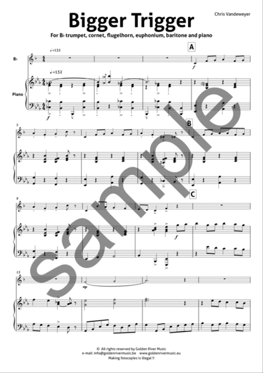 Bigger Trigger Piano Accompaniment scores gallery preview page 2