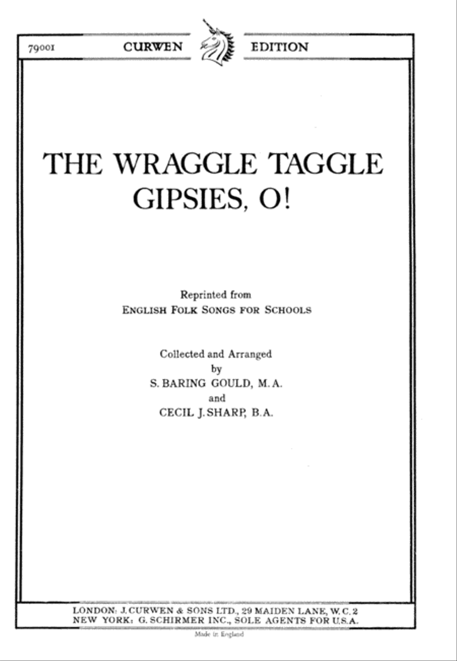 The Wraggle Taggle Gipsies, O! Unison Choir scores gallery preview page 1