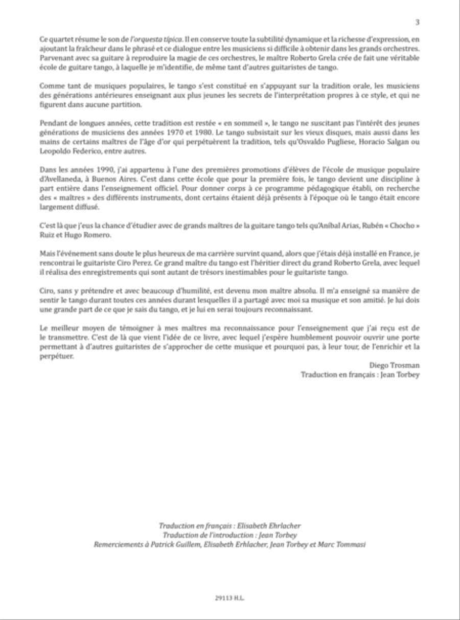 Methode de tango Classical Guitar scores gallery preview page 3