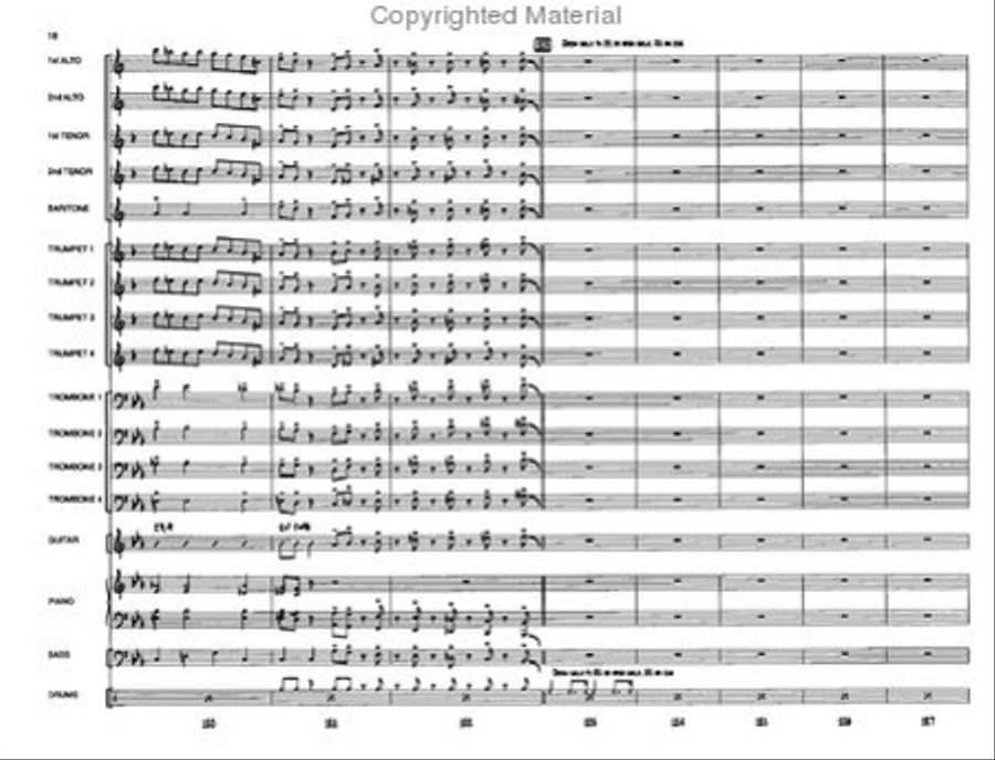 Eenie, Meenie, Minor Mode Jazz Ensemble scores gallery preview page 17