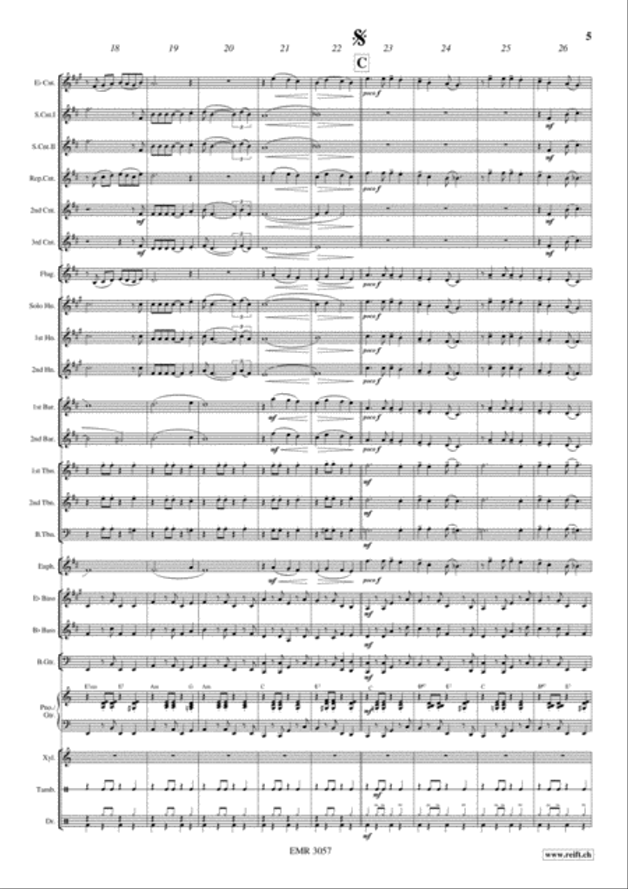 Nathalie Brass Band scores gallery preview page 6