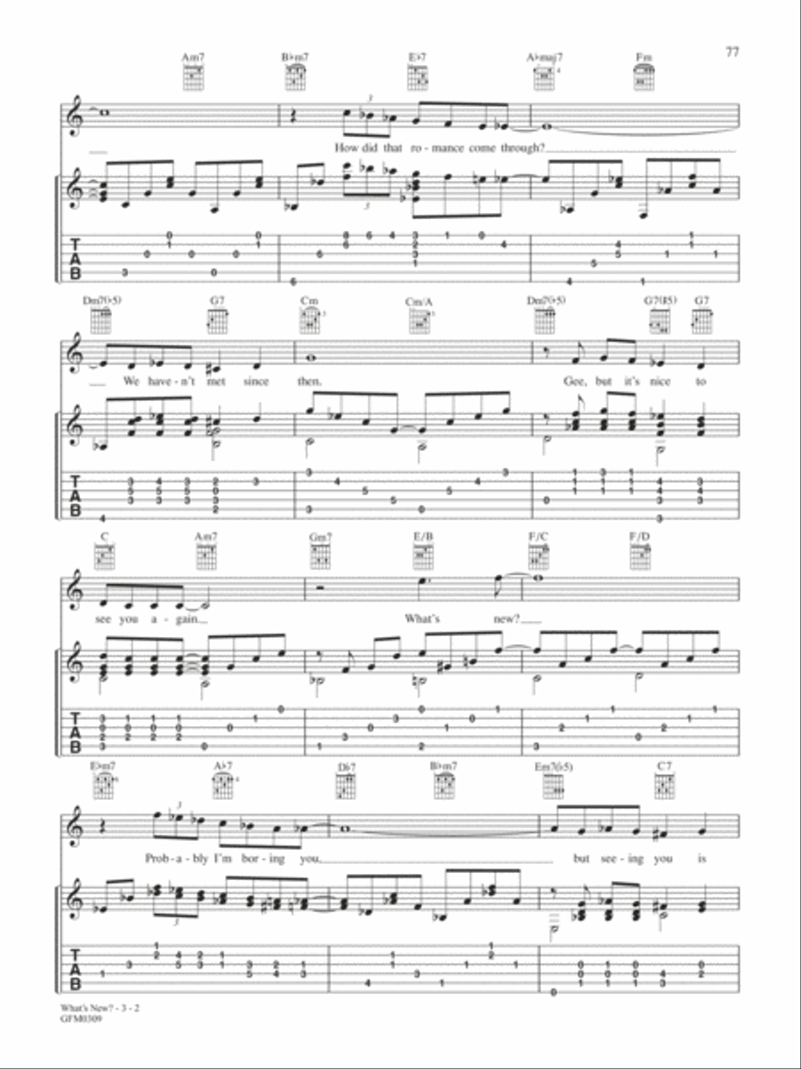 What's New? Guitar Solo scores gallery preview page 2