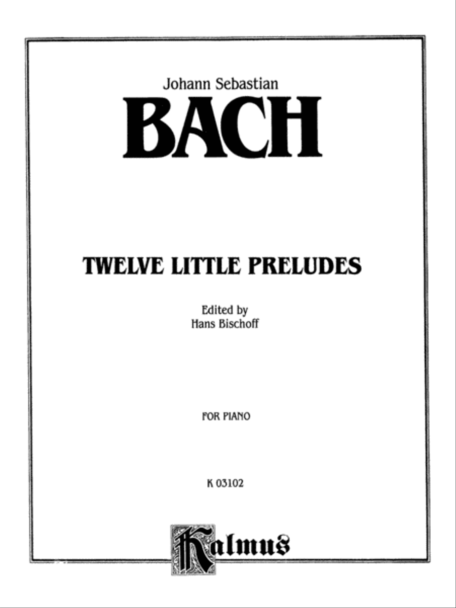 Twelve Little Preludes Piano Solo scores gallery preview page 2