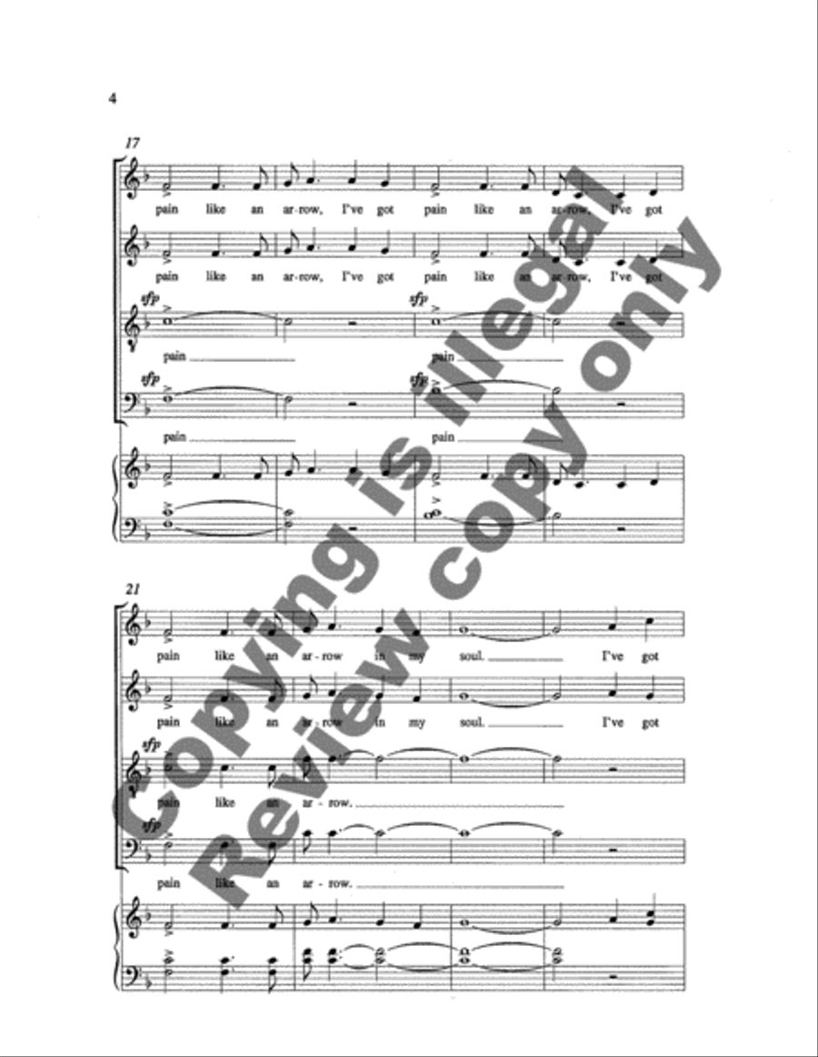 Peace Like a River 4-Part scores gallery preview page 11