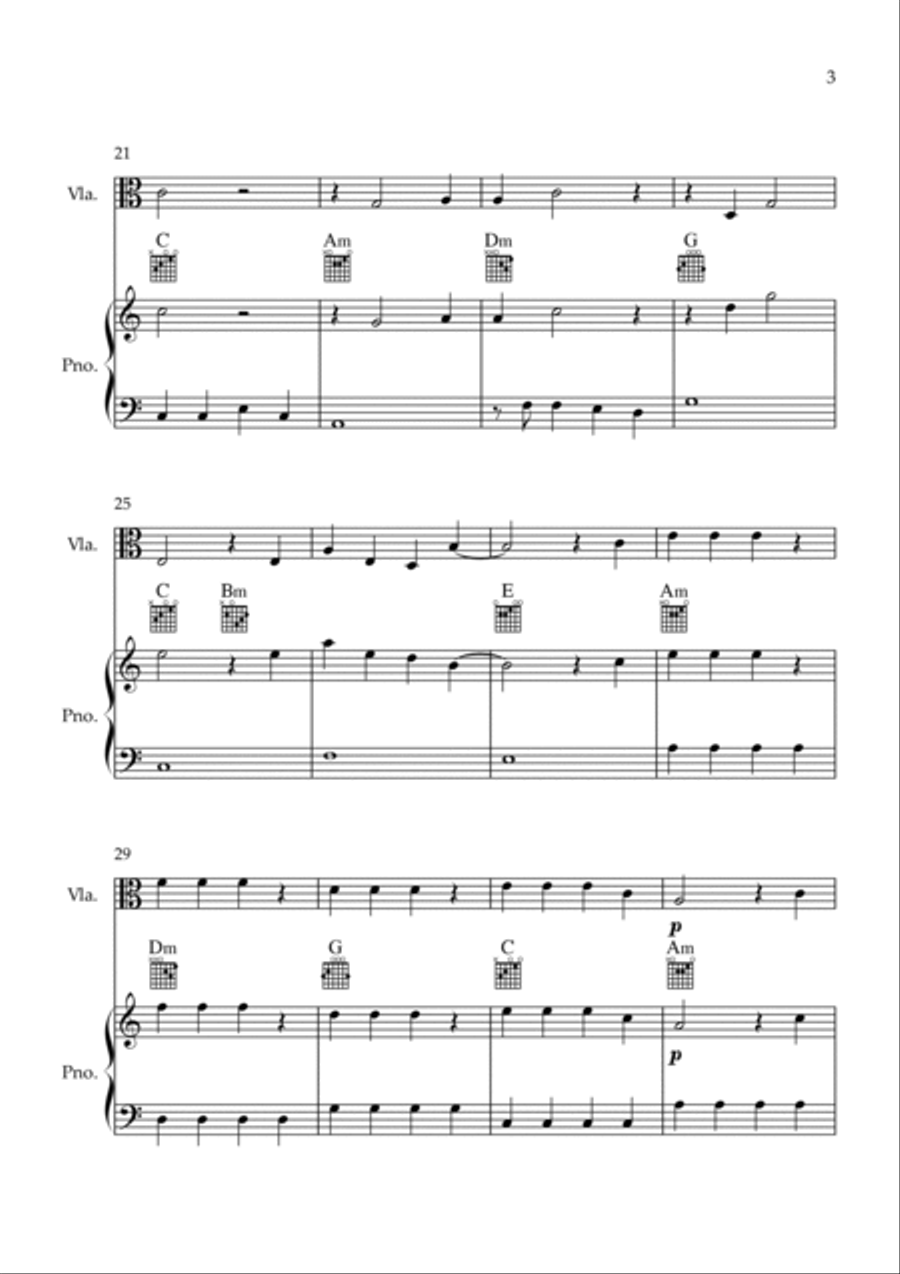 Flowers Viola scores gallery preview page 3