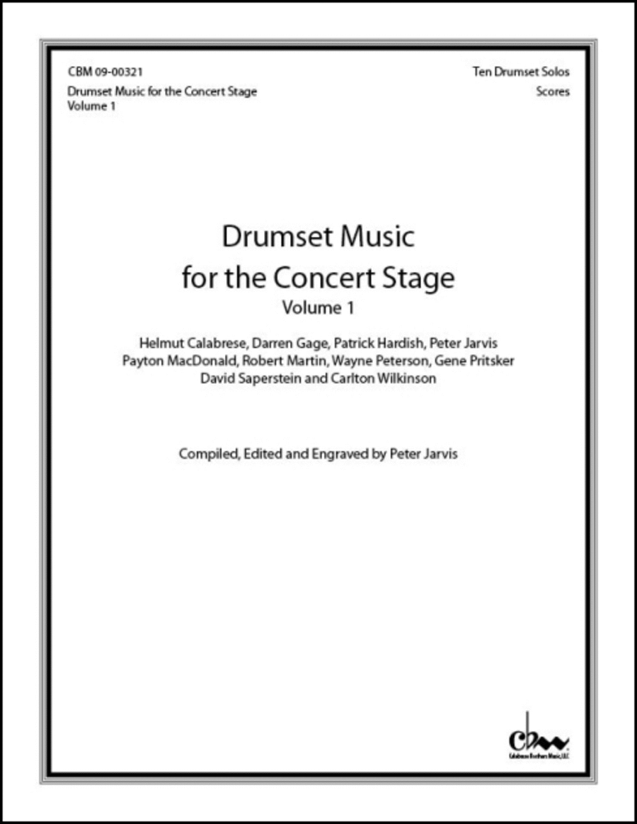Drumset Music for the Concert Stage: Volume 1 Percussion scores gallery preview page 1
