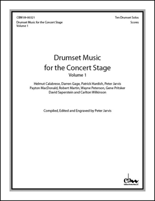 Drumset Music for the Concert Stage: Volume 1