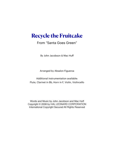 Recycle The Fruitcake