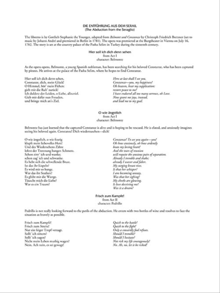 Mozart Arias for Tenor Voice Solo scores gallery preview page 4