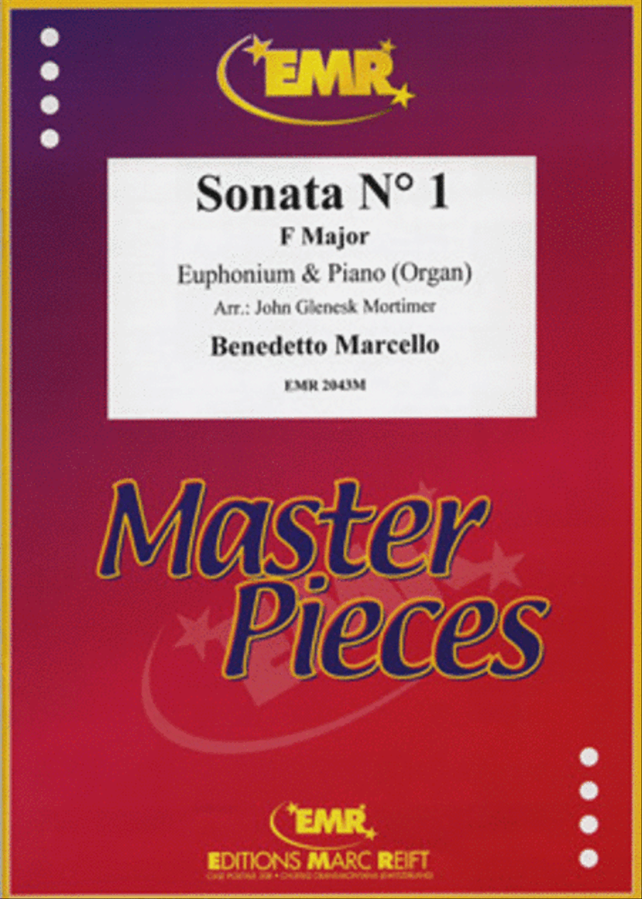 Sonata No. 1 in F Major Euphonium scores gallery preview page 1