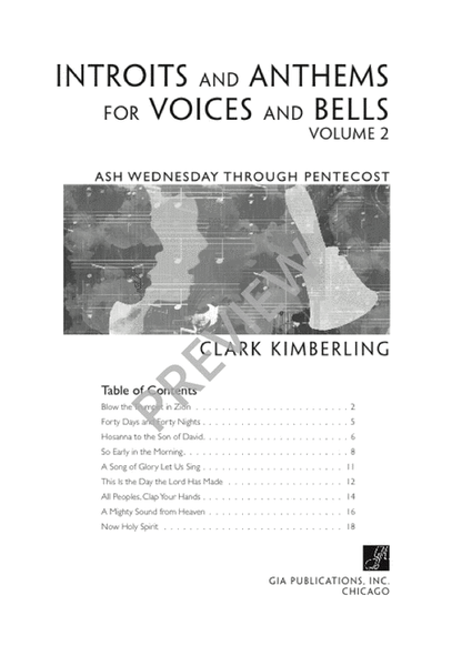 Introits and Anthems for Voices and Bells - Volume 2