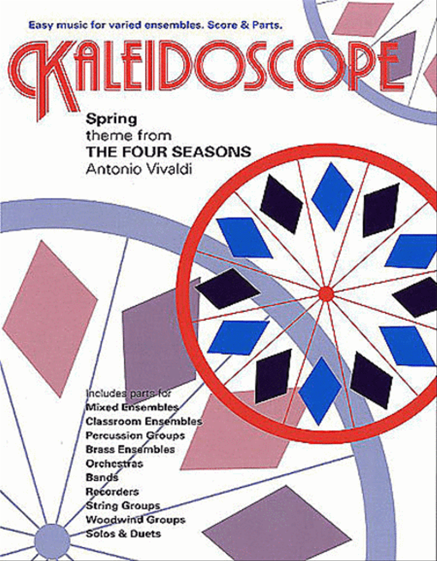 Antonio Vivaldi: Kaleidoscope - Two Spring Themes (The Four Seasons) School and Community scores gallery preview page 1